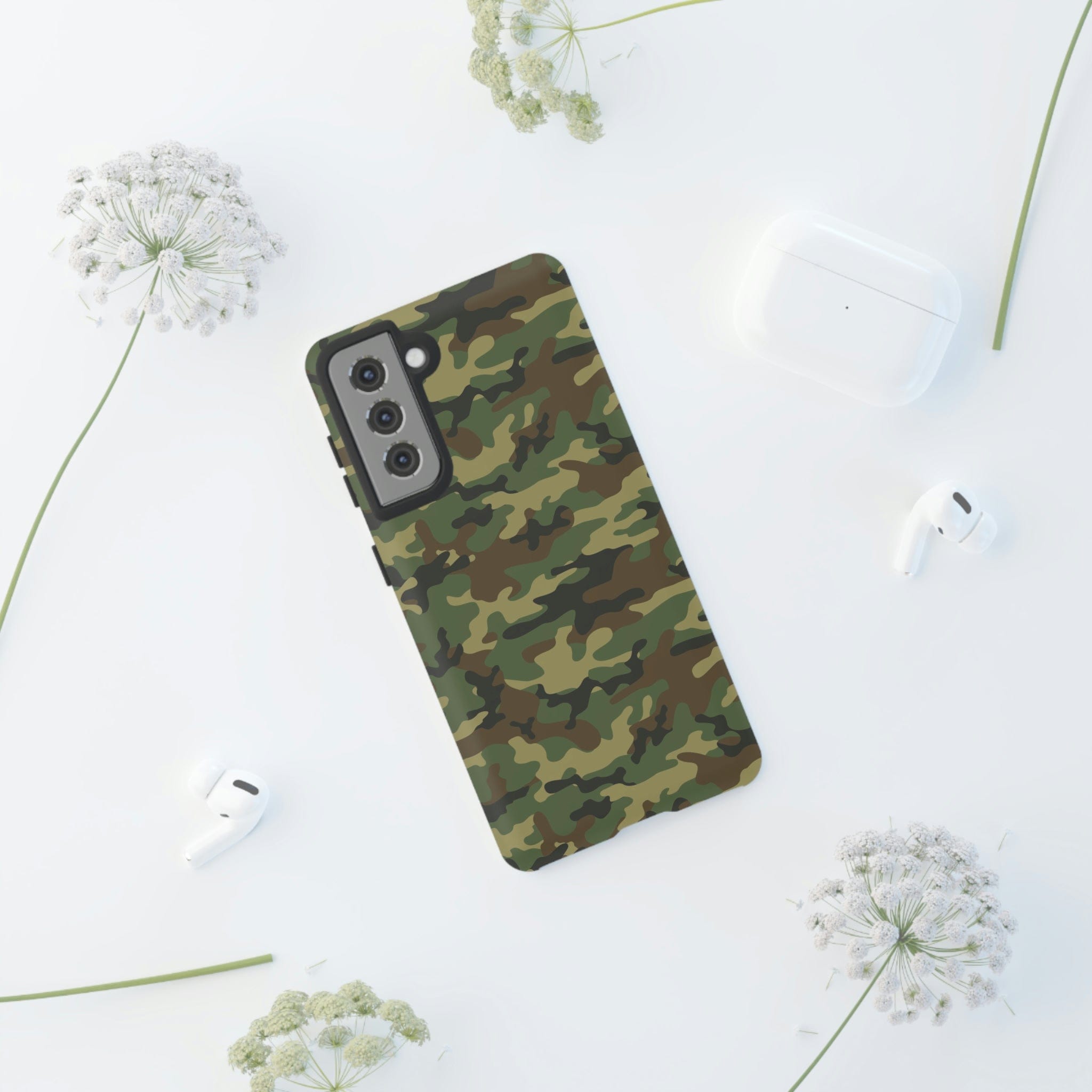 Samsung S23, S22, S21 Series Tough TitanGuard By Adreama® - Army Camouflage