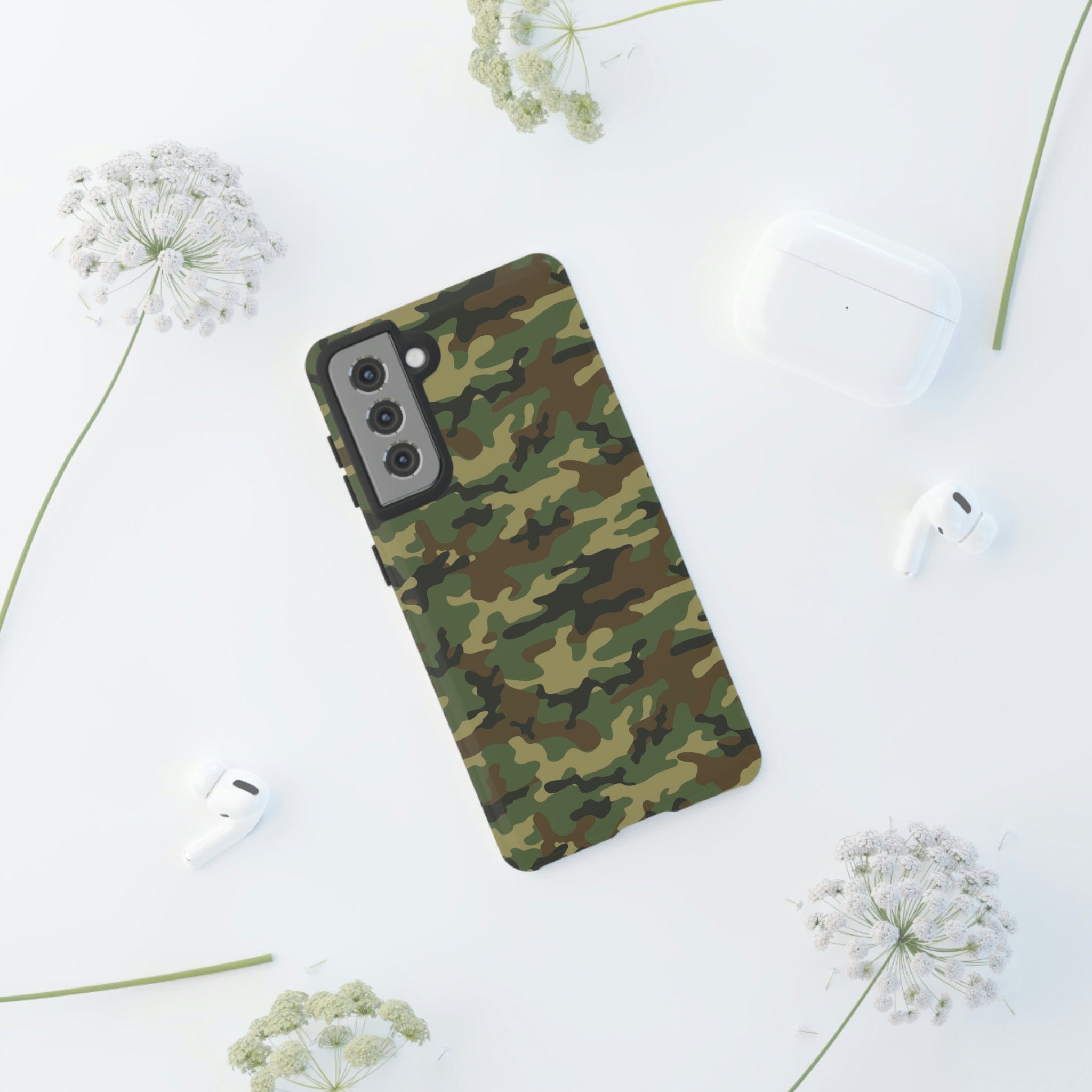 Samsung S23, S22, S21 Series Tough TitanGuard By Adreama® - Army Camouflage