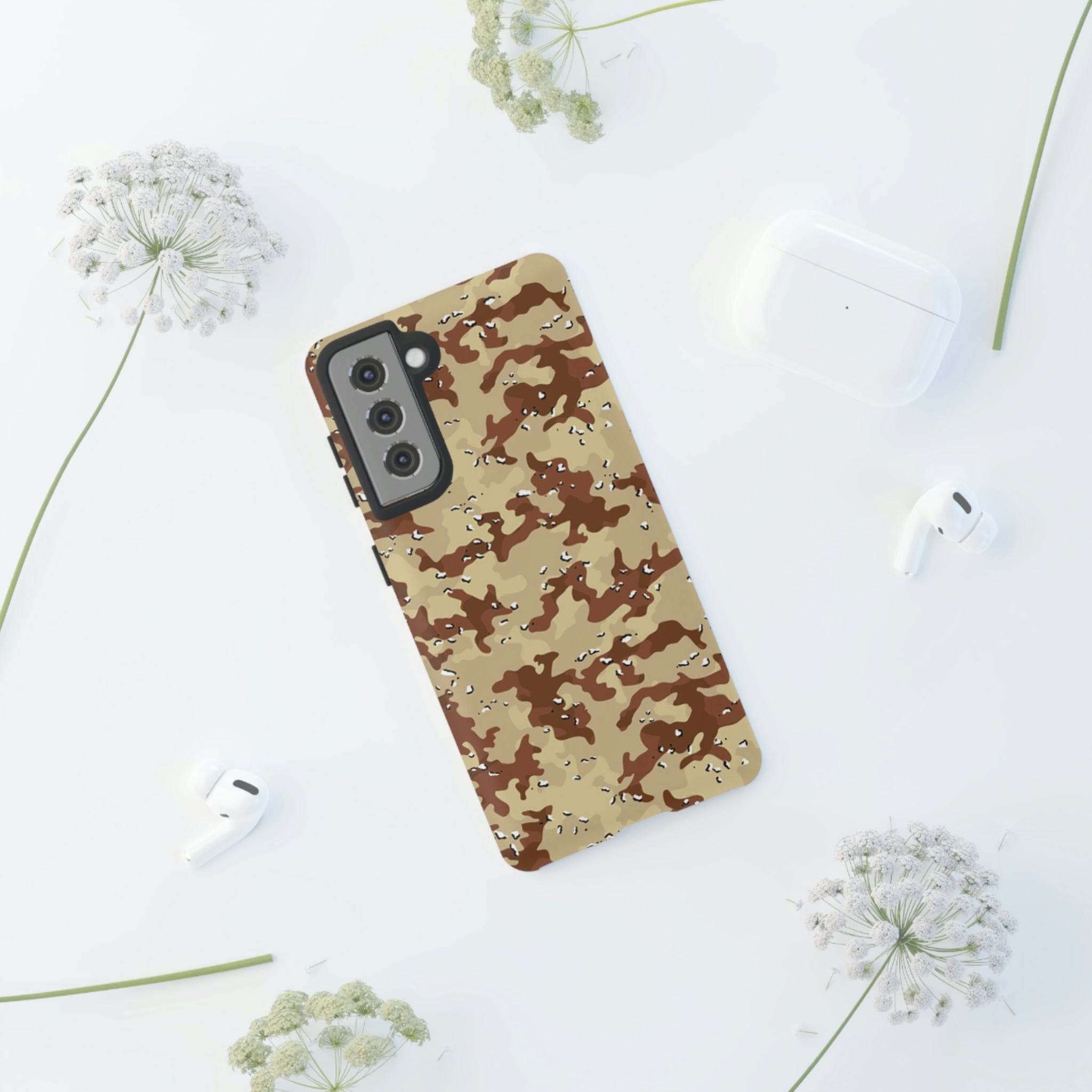 Samsung S23, S22, S21 Series Tough TitanGuard By Adreama® - Desert Camouflage