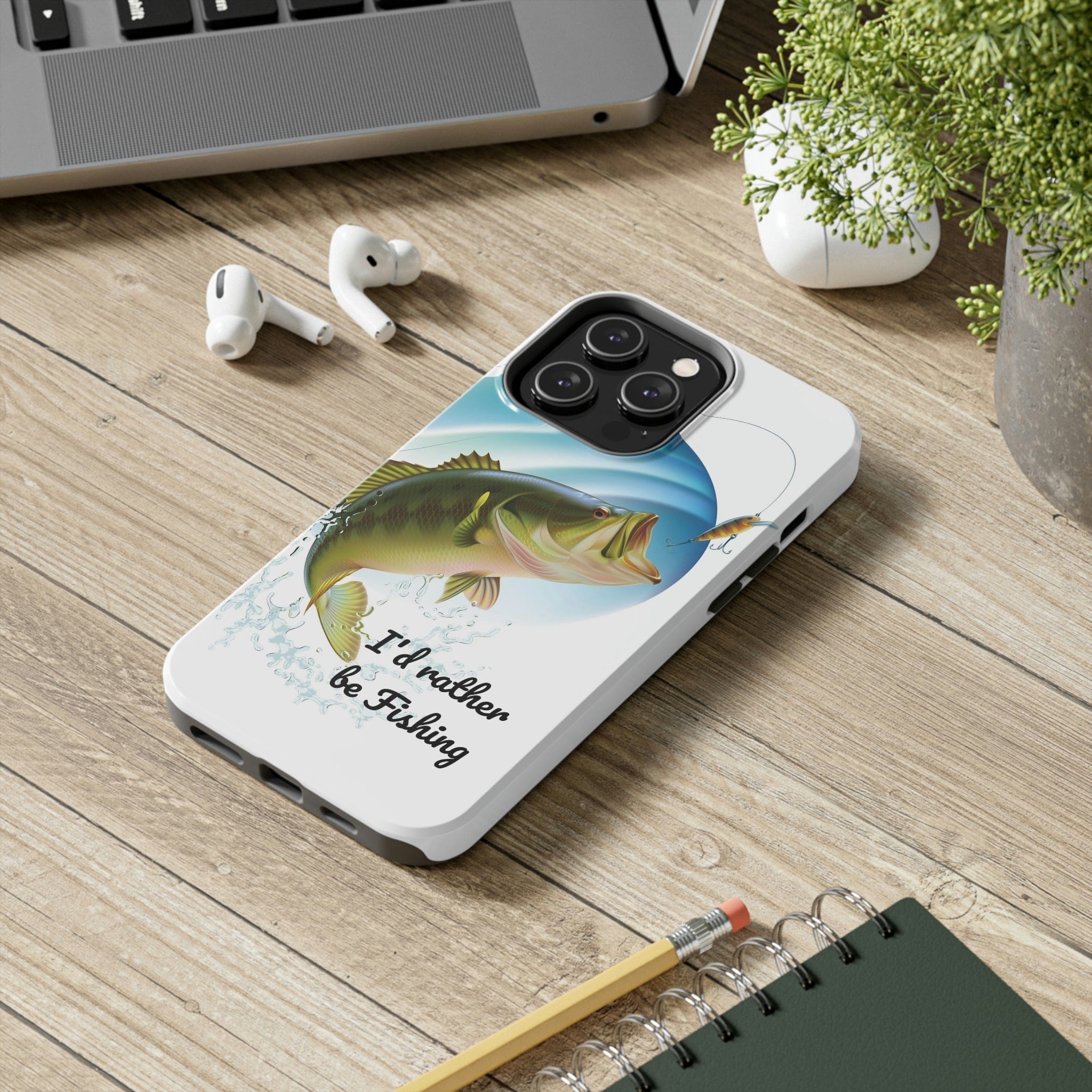 iPhone 12/ 13/ 14 Series Tough TitanGuard By Case-Mate® - I'd rather be Fishing