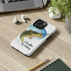 IPhone 14, 13, 12 Series Tough TitanGuard By Case-Mate® - I'd rather be Fishing