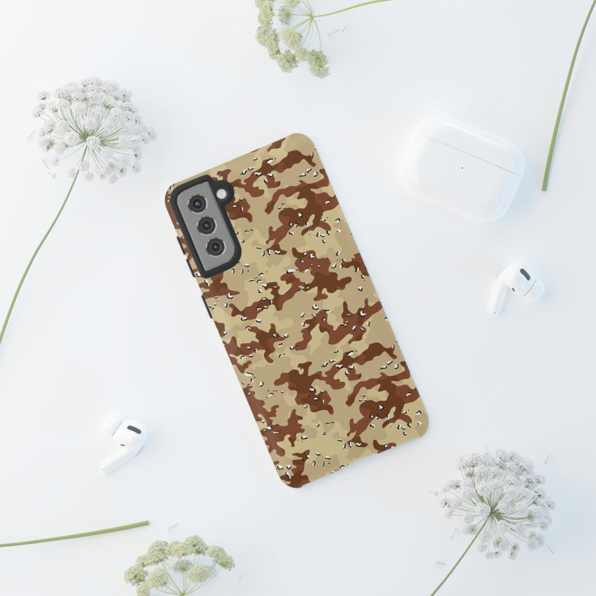 Samsung S23, S22, S21 Series Tough TitanGuard By Adreama® - Desert Camouflage