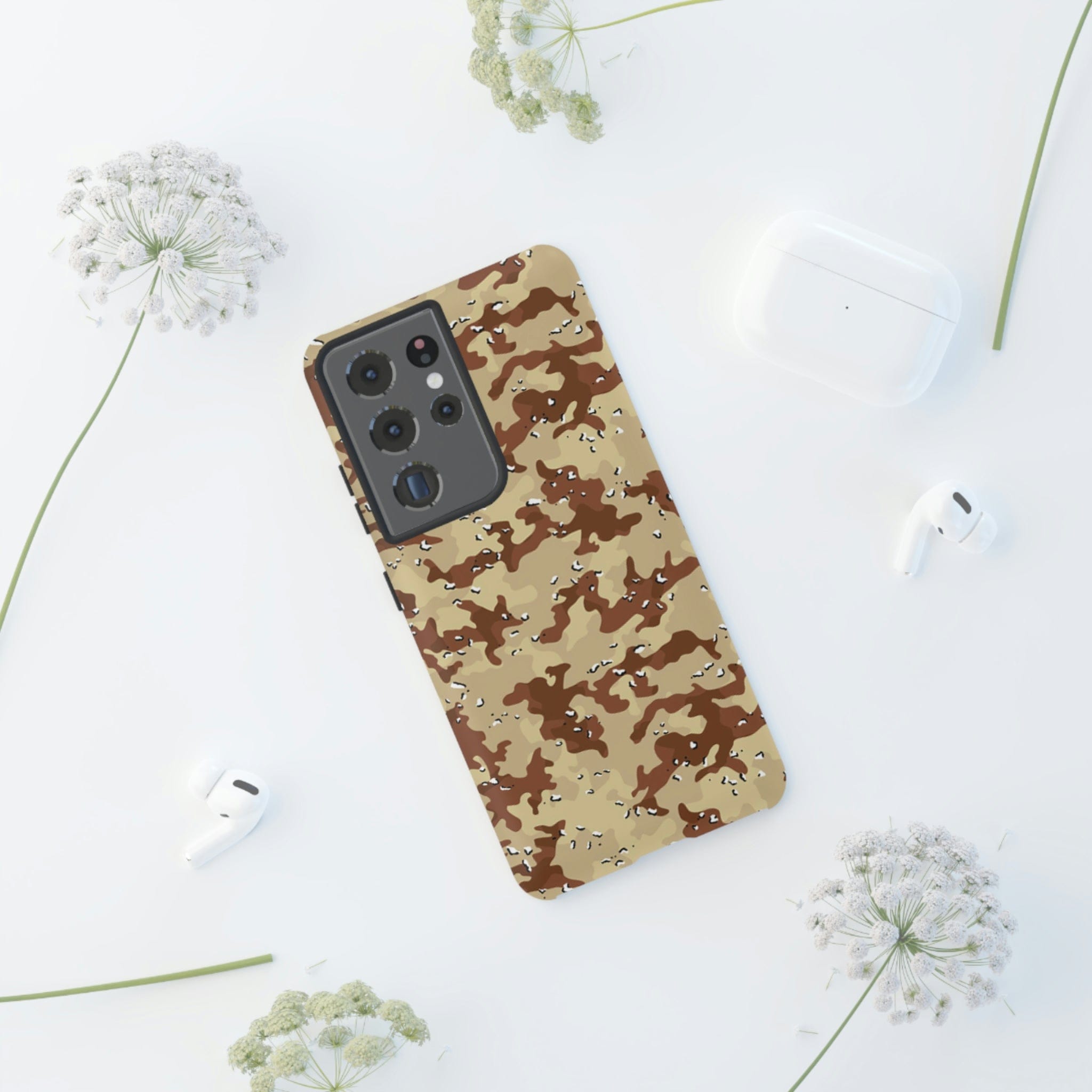 Samsung S23, S22, S21 Series Tough TitanGuard By Adreama® - Desert Camouflage