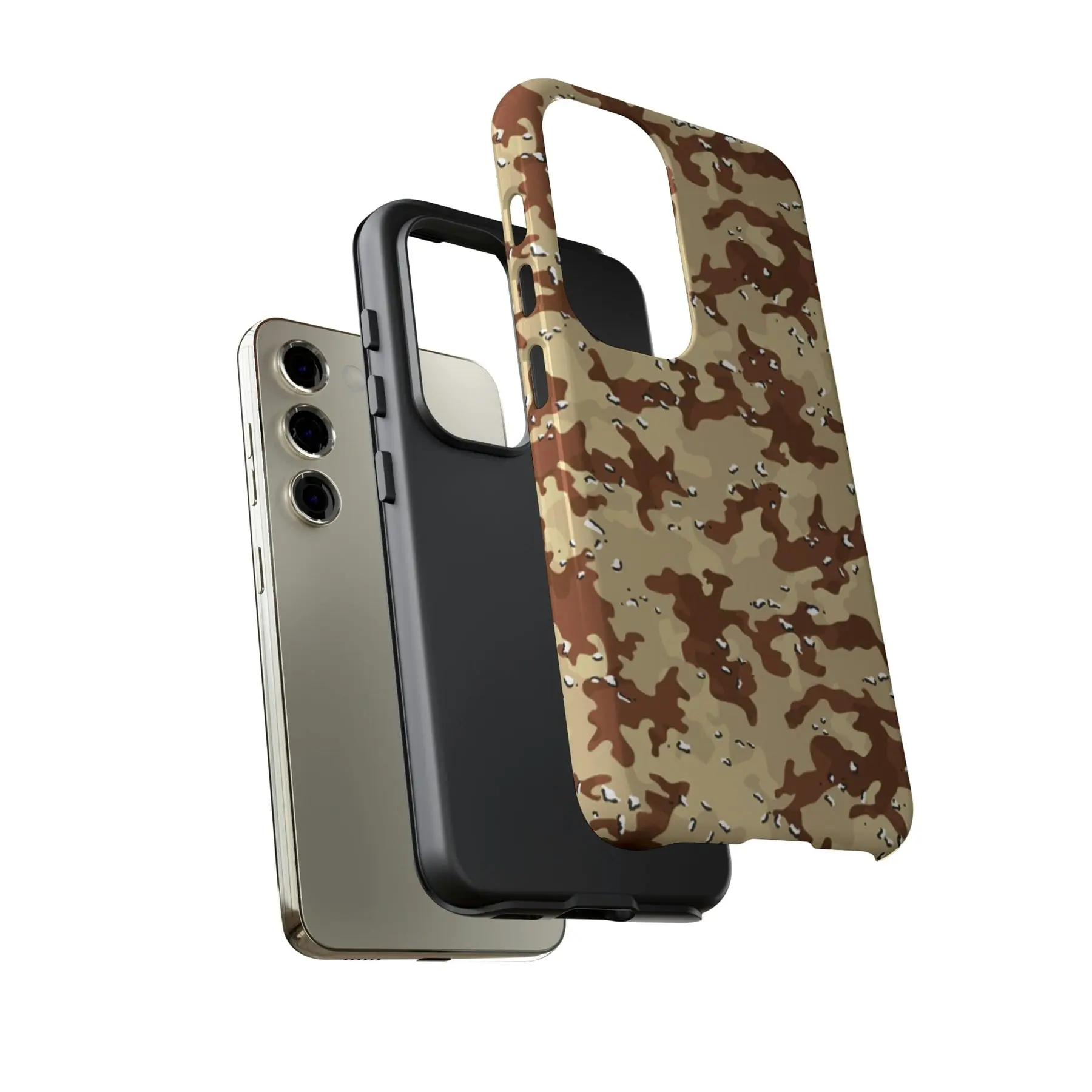 Samsung S23, S22, S21 Series Tough TitanGuard By Adreama® - Desert Camouflage