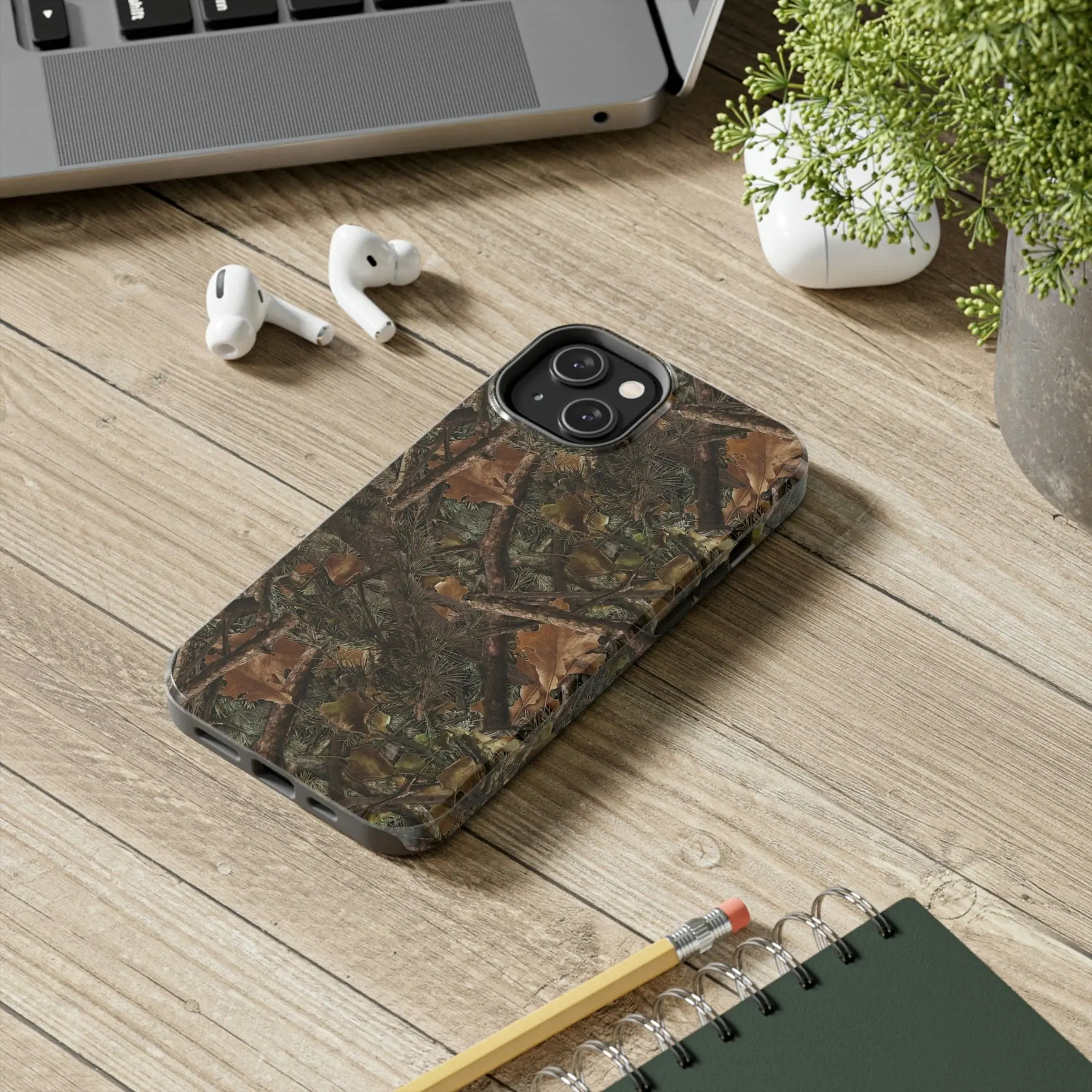 IPhone 14, 13, 12 Series Tough TitanGuard By Case-Mate® - Forest Camouflage