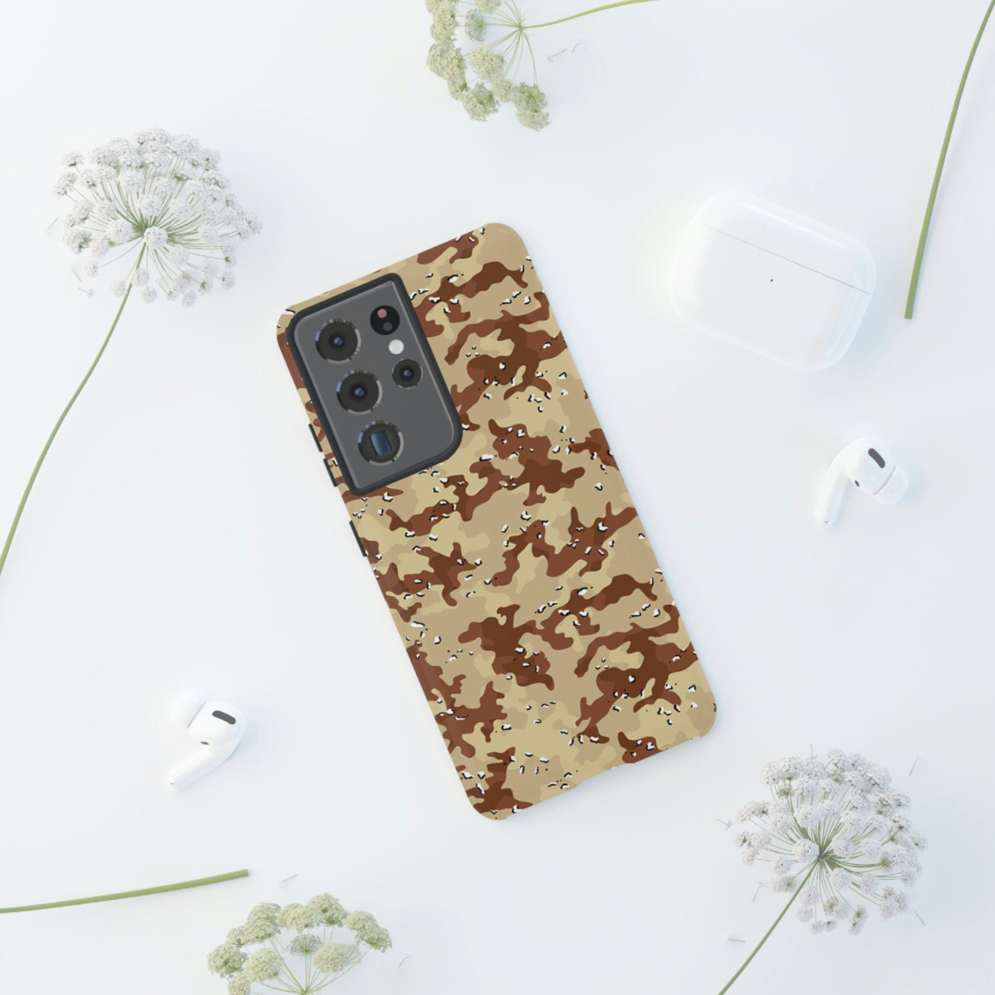 Samsung S23, S22, S21 Series Tough TitanGuard By Adreama® - Desert Camouflage