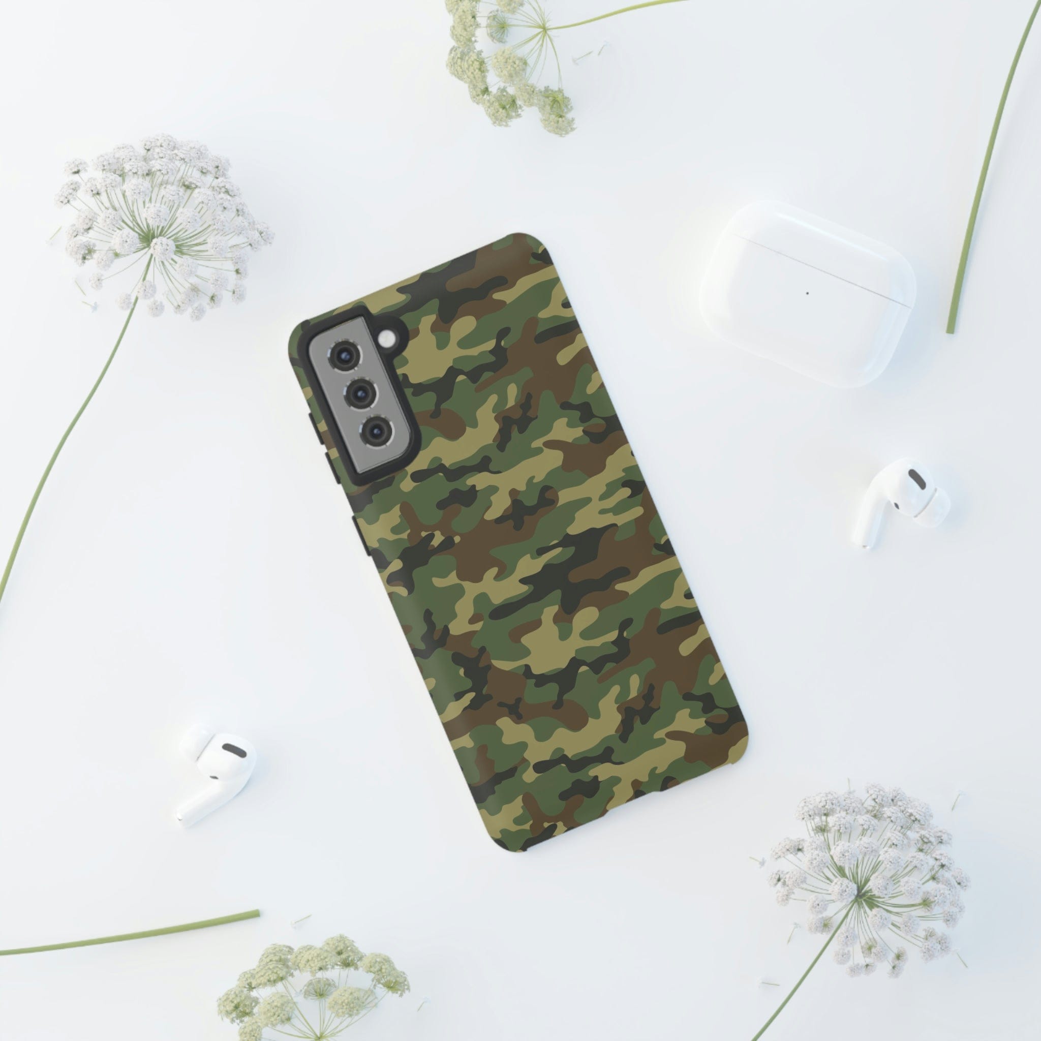 Samsung S23, S22, S21 Series Tough TitanGuard By Adreama® - Army Camouflage