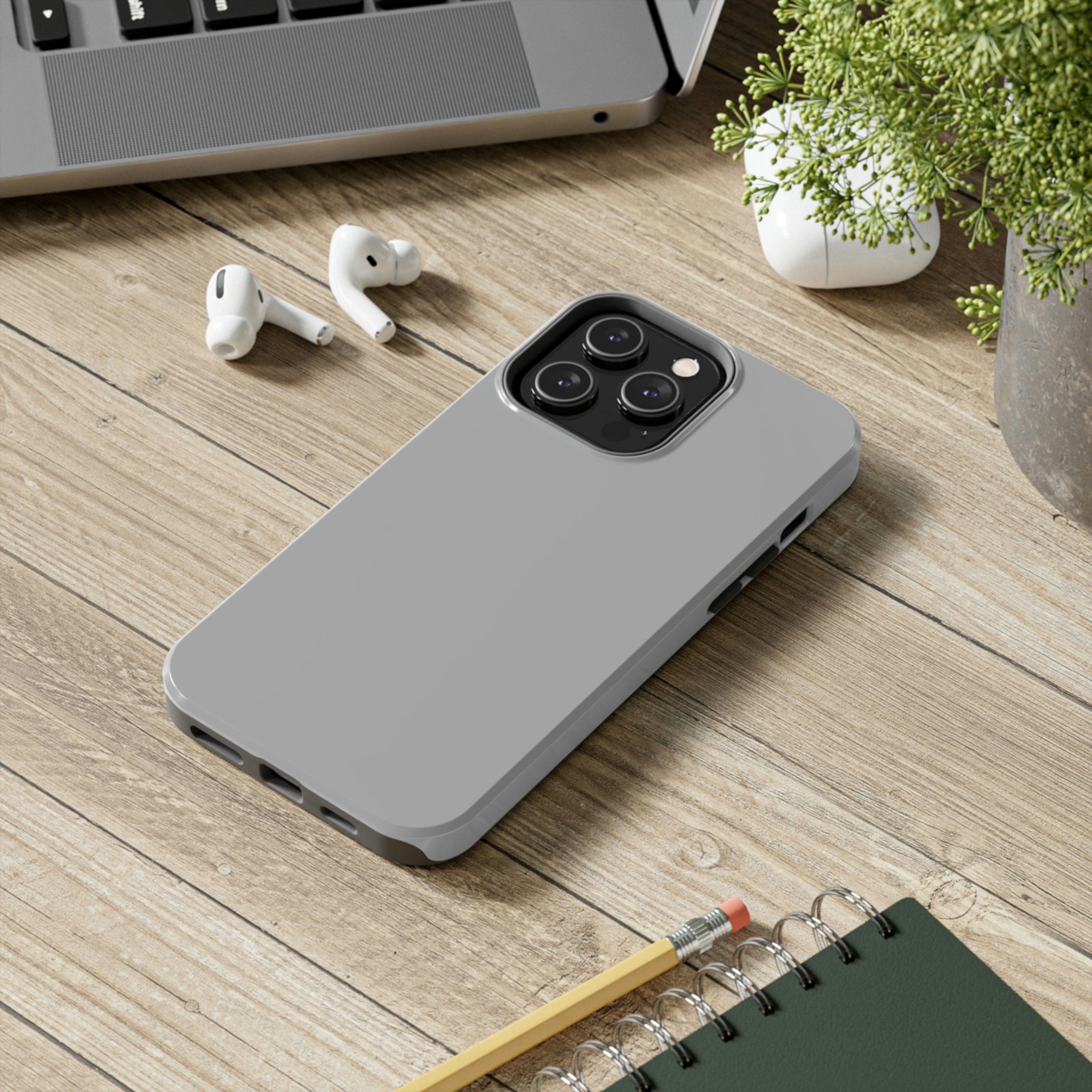 Iphone 14 Pro Grey Tough Titanguard Case By Case-Mate