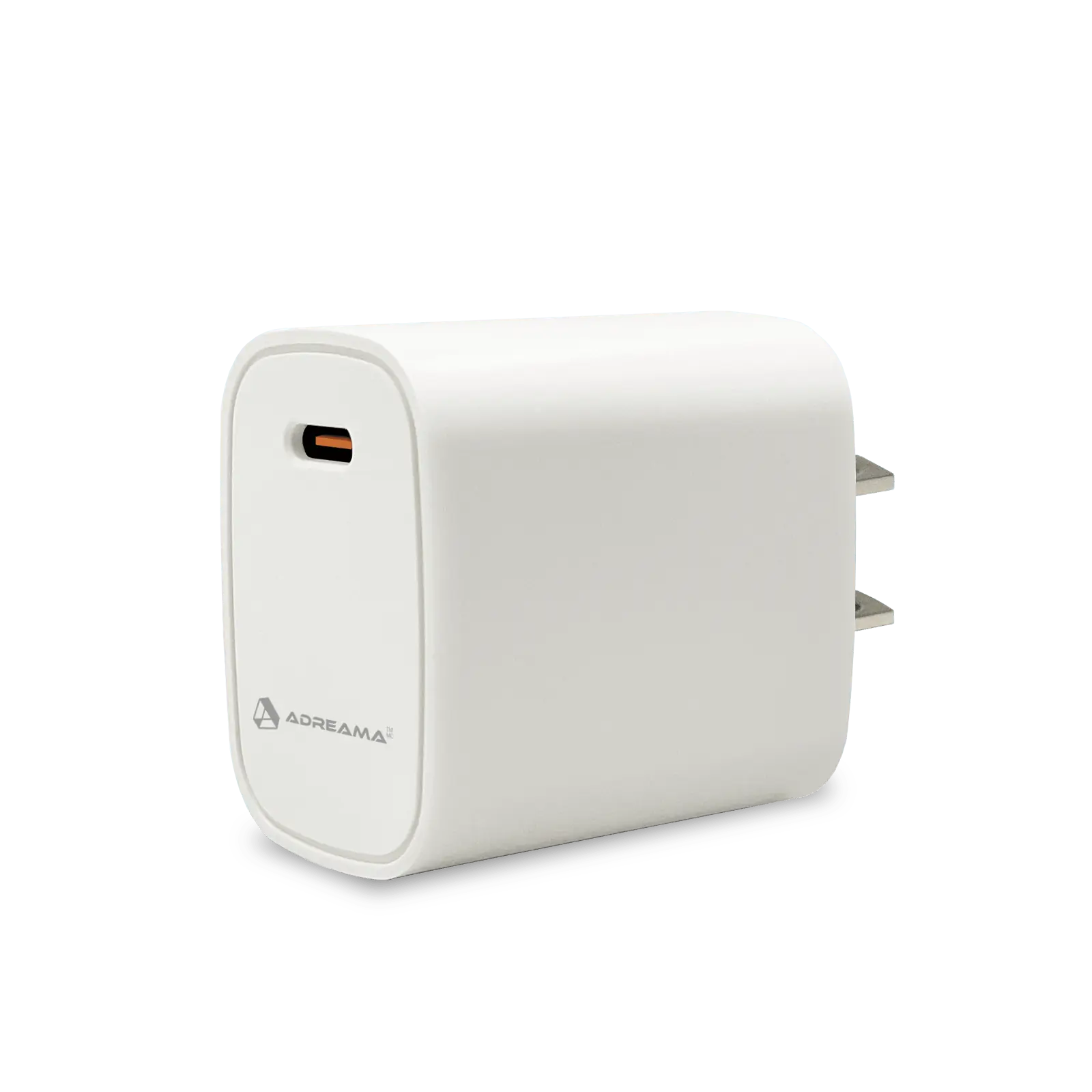 White PD 20W USB-C Wall Charger, 1 Port