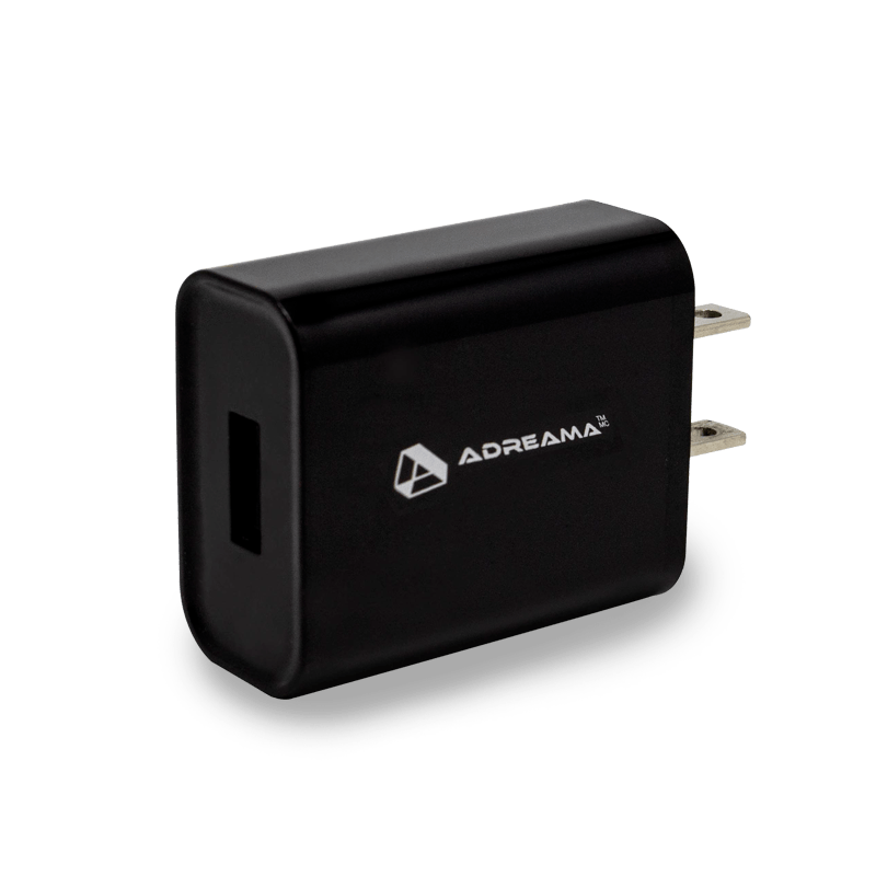 QC 3.0 18W USB-A Wall Charger - Black