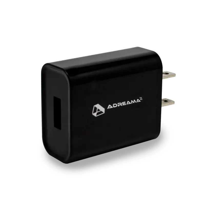 QC 3.0 18W USB-A Wall Charger - Black