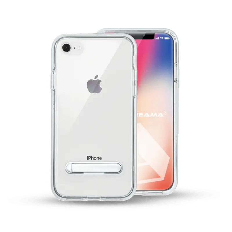 Clear Case With Kickstand for iPhone 7/8