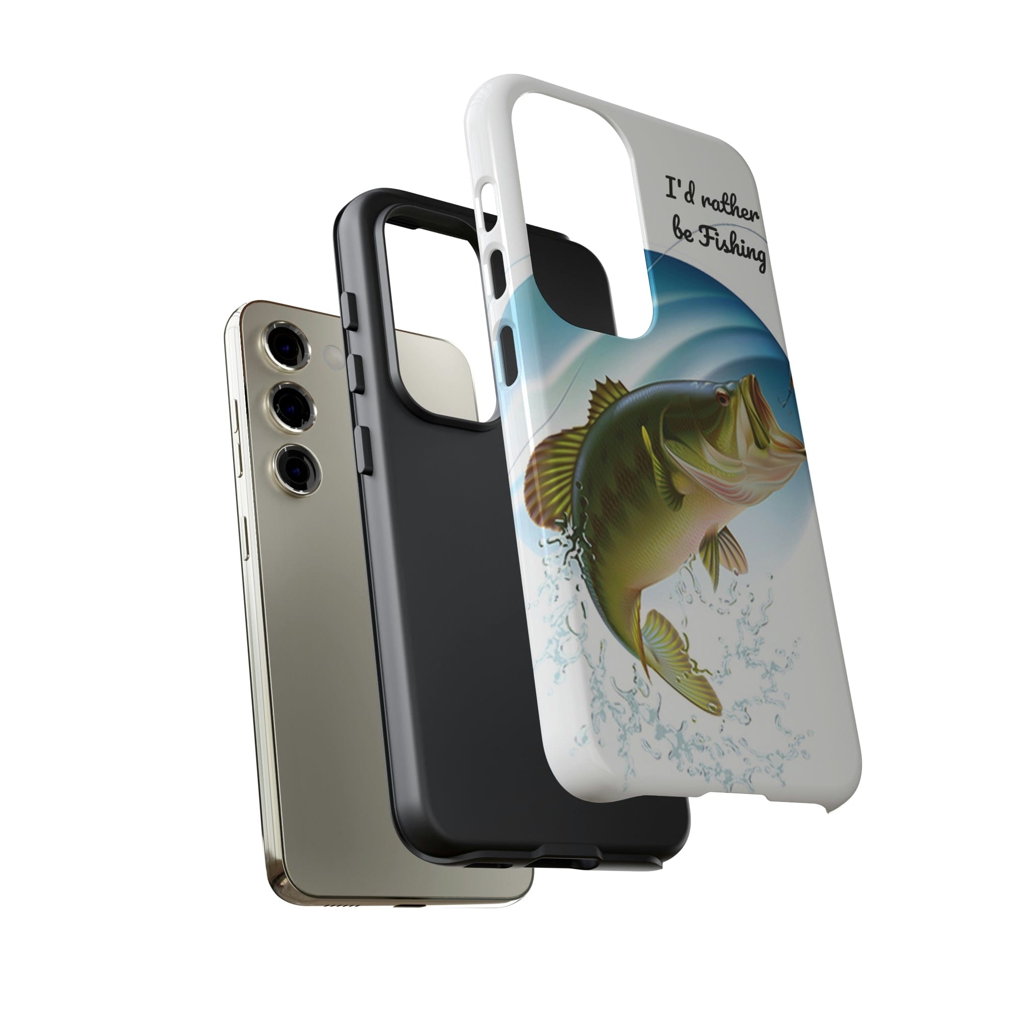 Samsung S23, S22, S21 Series Tough TitanGuard By Adreama® - I'd Rather Be Fishing