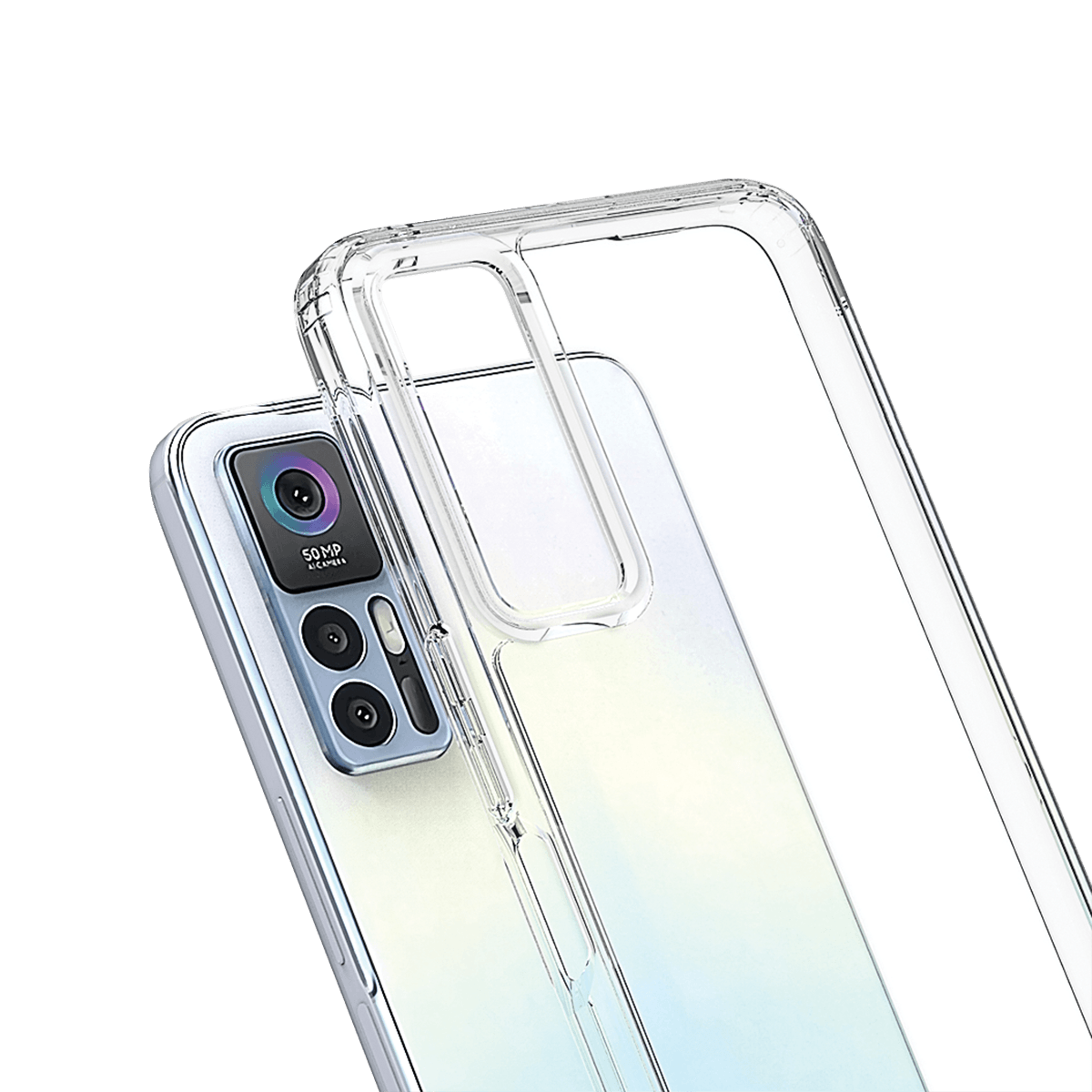 Adreama Crystal Clear Shockproof Case for TCL 30 5G
