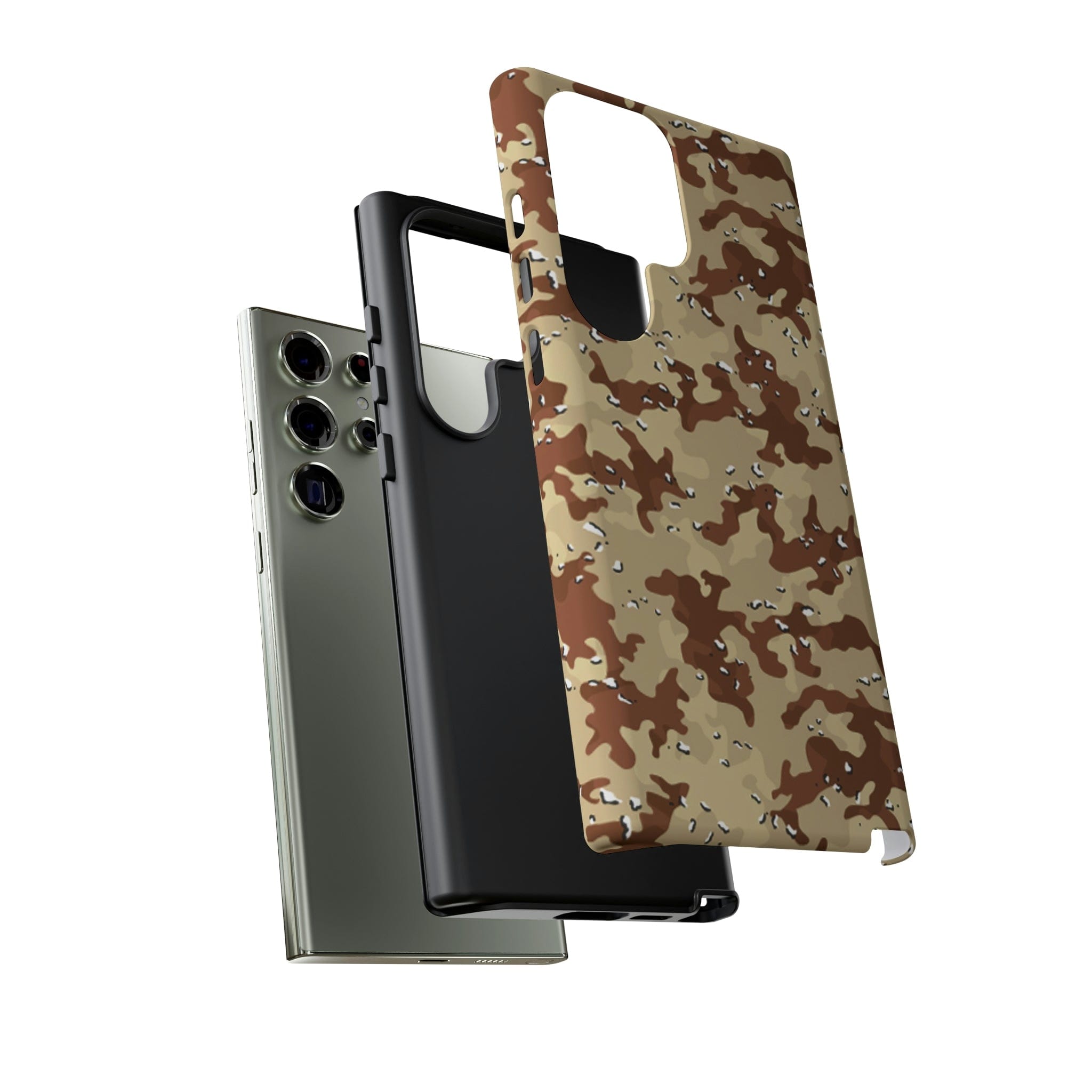 Samsung S23, S22, S21 Series Tough TitanGuard By Adreama® - Desert Camouflage