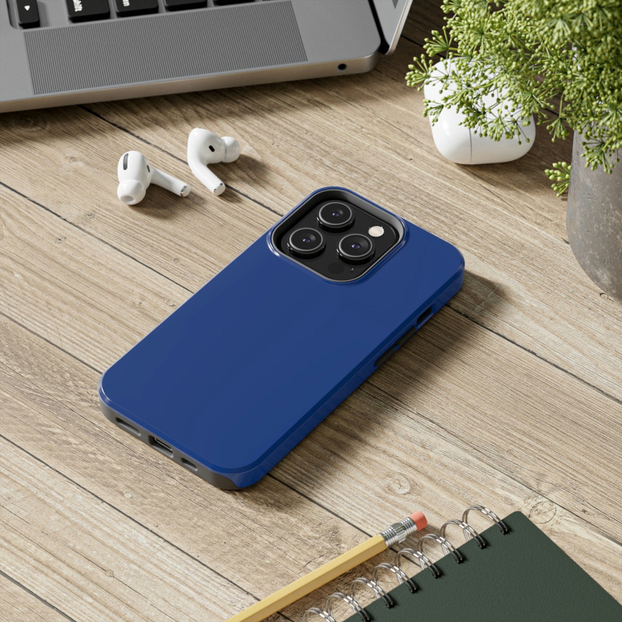 Iphone 14 Pro Blue Tough Titanguard Case By Case-Mate