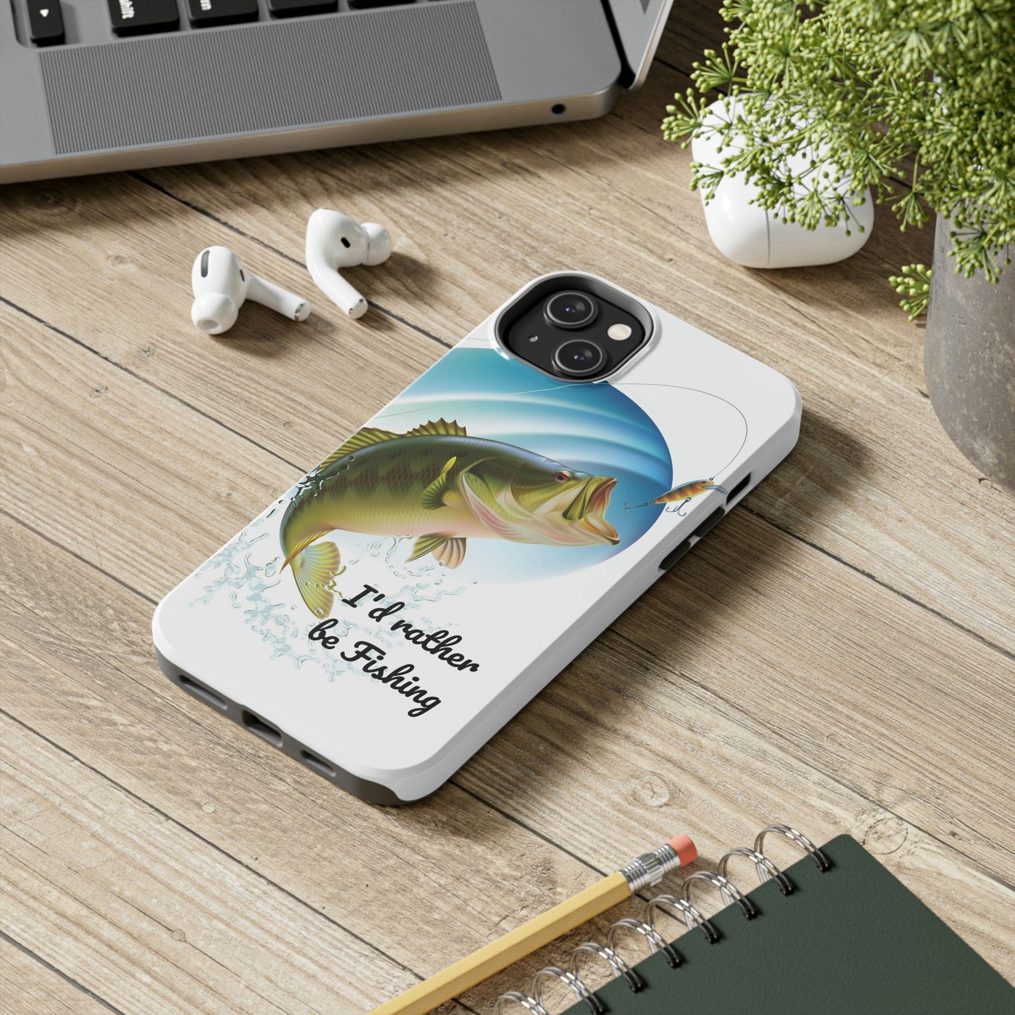 IPhone 14, 13, 12 Series Tough TitanGuard By Case-Mate® - I'd rather be Fishing