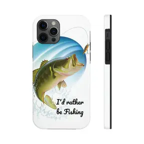 iPhone 13 Tough TitanGuard By Case-Mate® - I'd rather be Fishing
