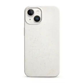 White Iphone 14 Biodegradable Shockproof  Case, Magsafe Compatible