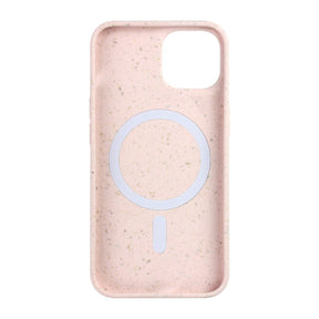 Pink Iphone 14 Biodegradable Shockproof  Case, Magsafe Compatible