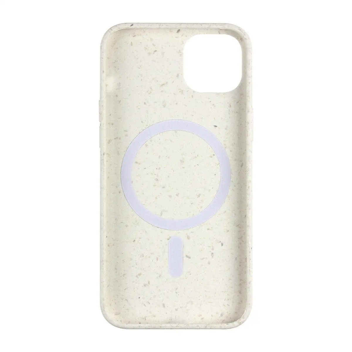 White Iphone 14 Plus Biodegradable Shockproof  Case, Magsafe Compatible