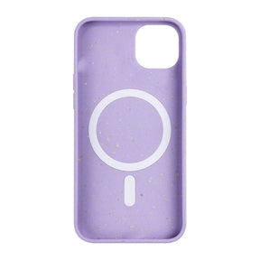 Purple Iphone 14 Plus Biodegradable Shockproof  Case, Magsafe Compatible