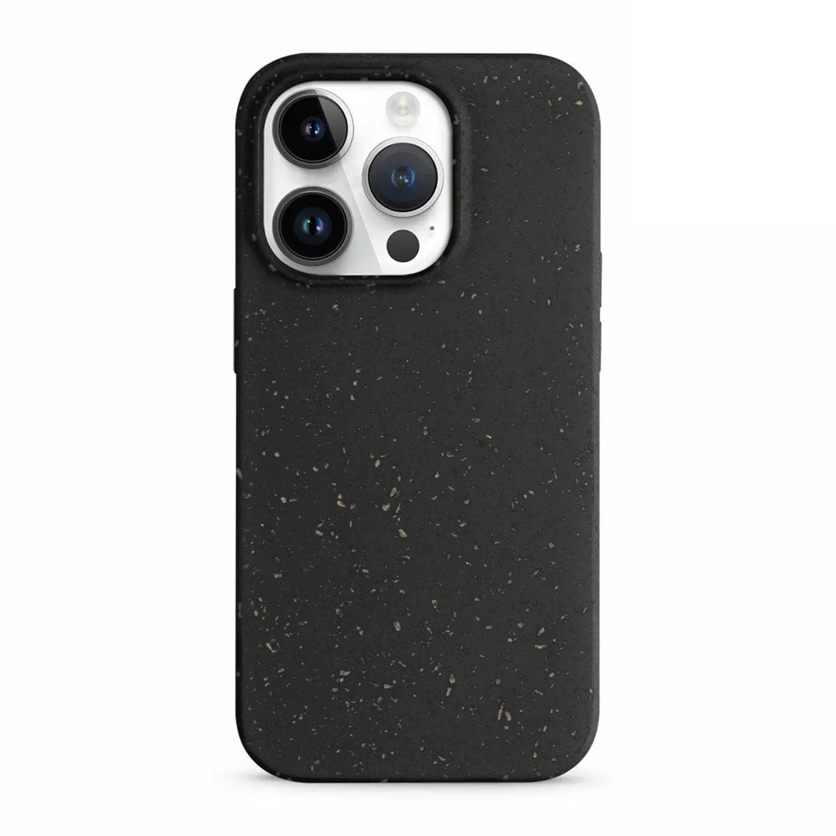 Black Iphone 14 Pro Max Biodegradable Shockproof  Case, Magsafe Compatible