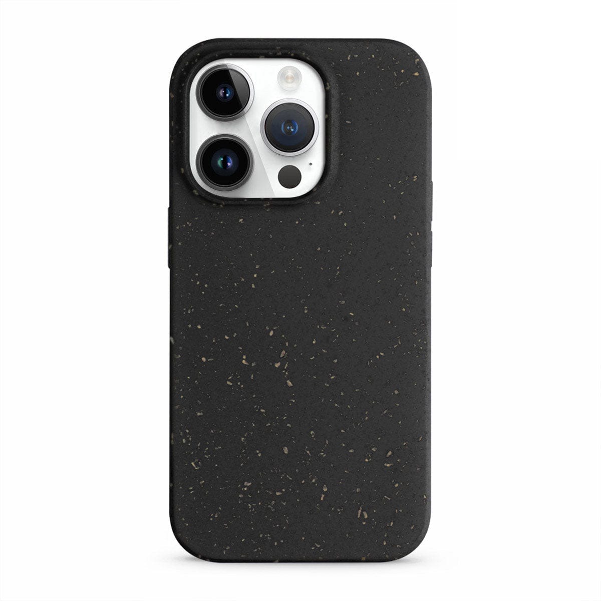 Black Iphone 14 Pro Biodegradable Shockproof  Case, Magsafe Compatible