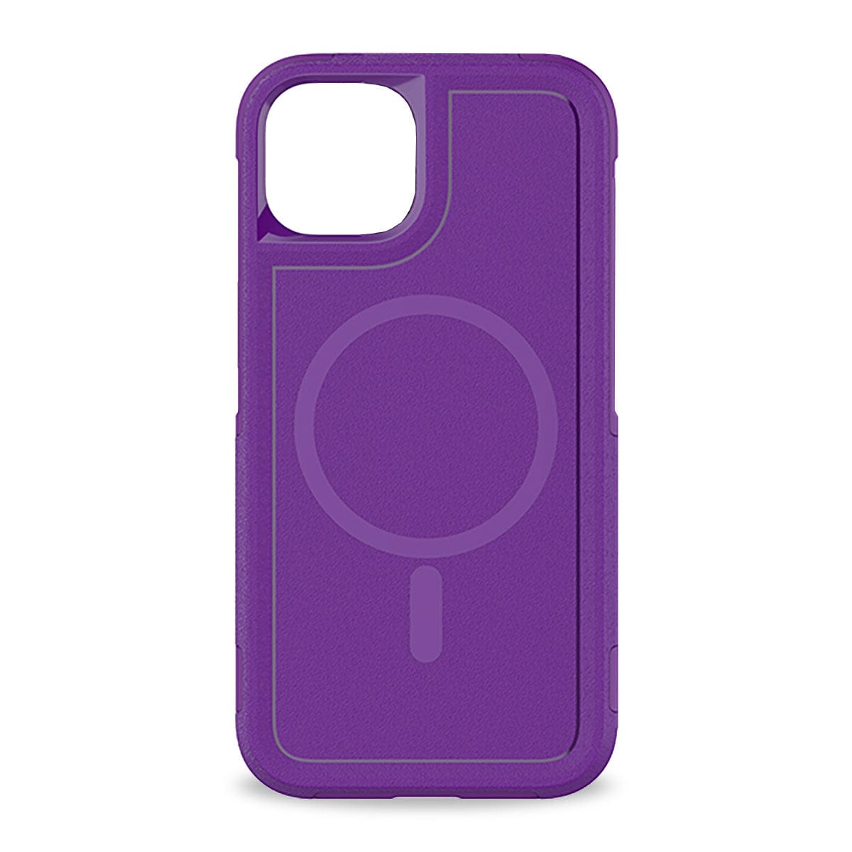 Purple Iphone 14 Plus Eco-Friendly Rugged Phone Case, MagSafe Compatible