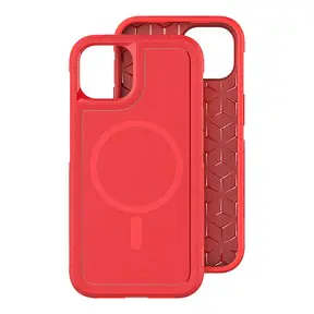 Red Iphone 14 Pro Eco-Friendly Rugged Phone Case, MagSafe Compatible