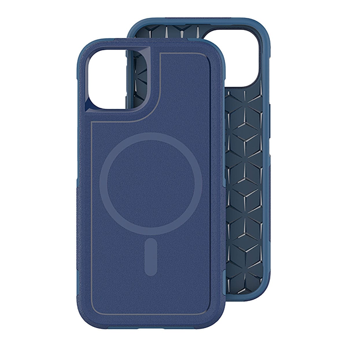 Blue Iphone 14 Eco-Friendly Rugged Phone Case, MagSafe Compatible