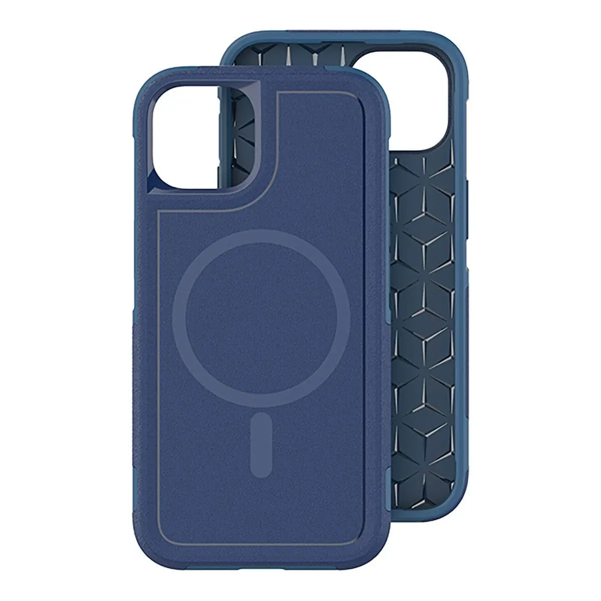 Blue Iphone 14 Plus Eco-Friendly Rugged Phone Case, MagSafe Compatible