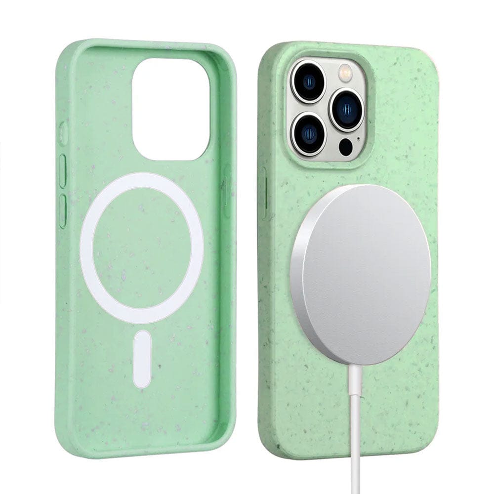 Mint Iphone 14 Pro Biodegradable Shockproof  Case, Magsafe Compatible